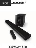 BOSE - 送料込に変更　BOSE スピーカーシステム CINEMATE 1 SR Amazon.com: Bose CineMate 1 SR Digital Home Theater Speaker
