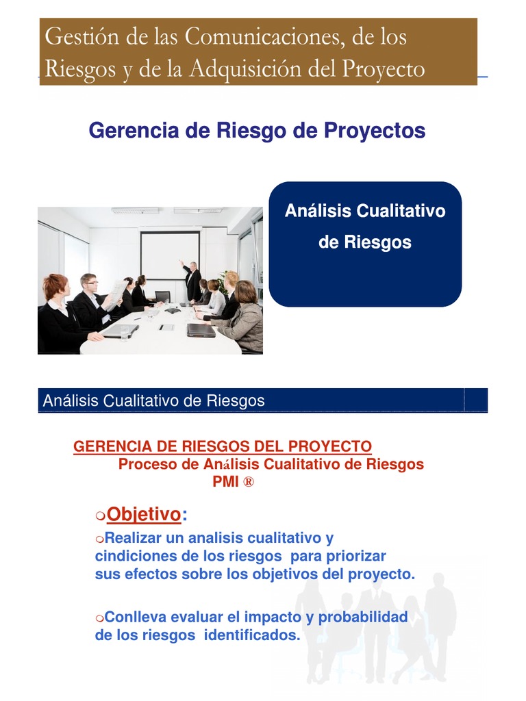 Analisis Cualitativo de Riesgos en Proyectos | PDF | Probabilidad | Riesgo