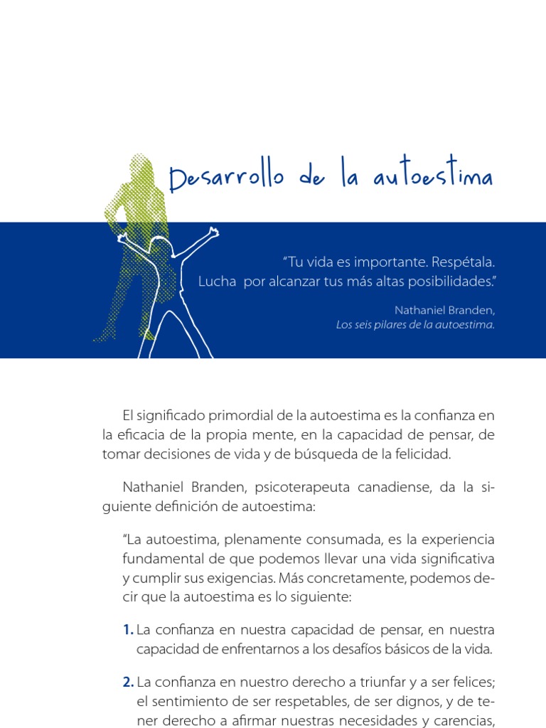 Desarrollo de La Autoestima | PDF | Autoestima | Toma de decisiones