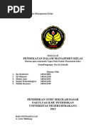 Makalah Pendekatan Pengelolaan Kelas