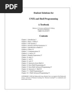 Unix and Shell Programming Solutions