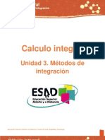 Unidad 3. Metodos de Integracion PDF