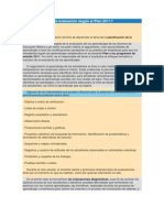 Cómo debe ser la evaluación según el Plan 2011