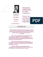 Gann Plan: Trading Letter