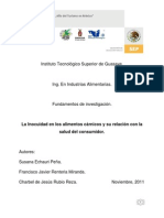 Trabajo de Investigacion (Alimentos)