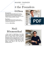 Warby Parker Company Bios