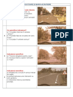 Indicatoare, Marcaje - Teste