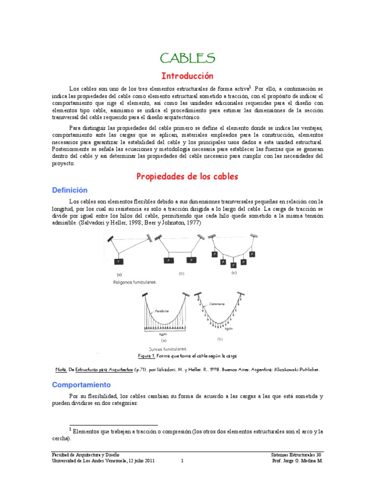 Cable PDF | PDF | Ingeniería | Enseñanza de matemática