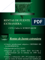 Rentas de Fuente Extranjera