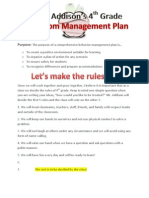 Hazens Management Plan