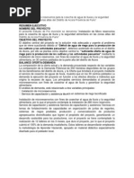 Instalacion de Micro Reservorios Para La Cosecha de Agua de Lluvia y La Seguridad Alimentaria en Las Zonas Altas Del Distrito de Acora Provincia de Puno