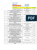 Project Ideas: JAVA IEEE Project List