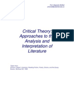 Download Critical Theory- Approaches to Literary Analysis and Interpretation by Jefferson Sarmiento SN139622231 doc pdf