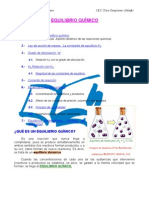 Equilibrio Quimico Teoria Ejercicios
