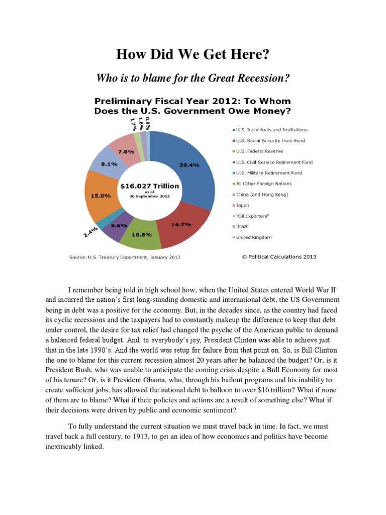 How Did We Get Here? | PDF | Fannie Mae | Government National Mortgage ...