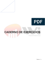 Caderno de exercícios sobre processos de soldagem