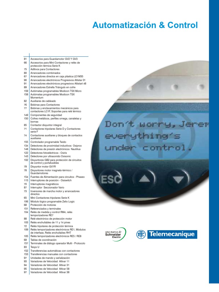 Telemecanique Automatizacion y Control | PDF | Informática | Tecnología