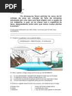 Prova do 6 ano ciências bimestral.12