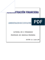 Administracion de Cuentas Por Cobrar