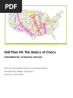 EDEL453 Spring2013 LaquishaJOHNSON Unit 4 PLANNER