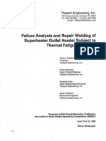 Failure Analysis and Repair Welding of SHOH Subject to Therm