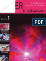 Lezer A Fogaszatban 2013/1, Our Articles: Page 8, Page 14, Page 22, Page 38, Page 60