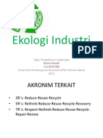 Tugas Ekologi Industri - Nurul Fauziah