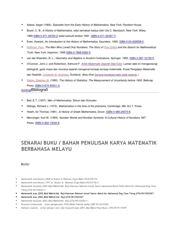 Bibliografi Math