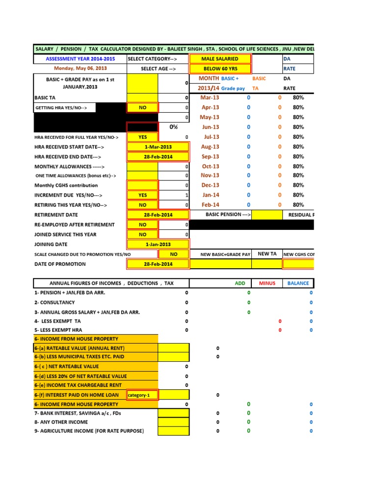 Combo Calculator PDF Interest Loans