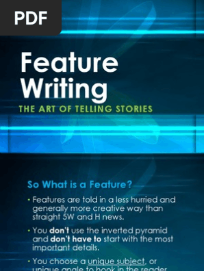 Presentation 3 Feature Writing.ppt