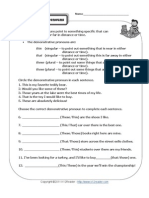 Pronoun12 Demonstrative Pronouns