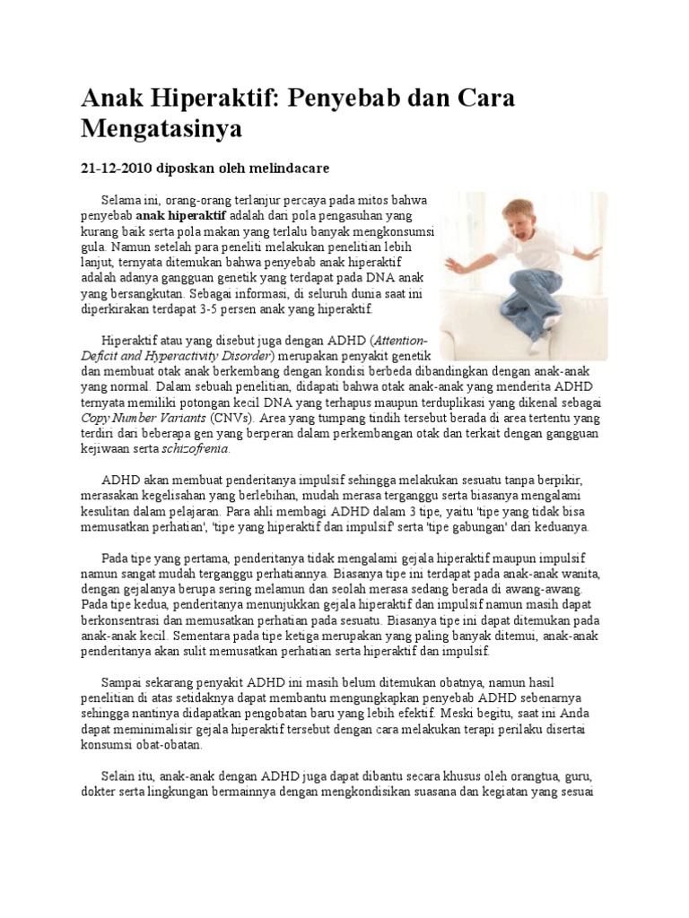 Cara Mengatasi Anak Hiperaktif Umur 2 Tahun Tentang Tahun