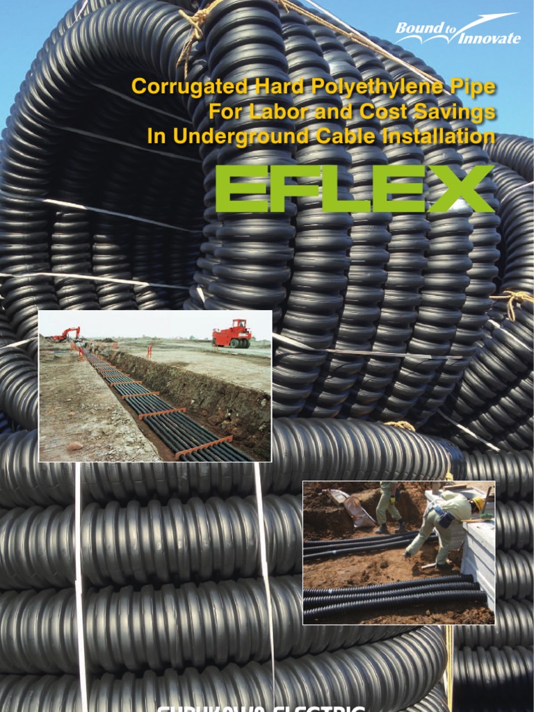 Eflex Cable Conduit Work Procedure Cable Pipe (Fluid Conveyance)