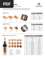 Download Arbonne Cosmetics Shade Guide - Face by Sara Bouamra SN139686571 doc pdf