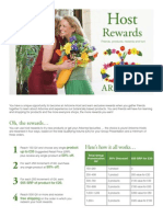 Host Rewards Flyer - Find out how rewarding being an Arbonne Host can be ....