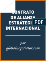 Contrato de Alianza Estratégica Internacional