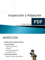 Inspección y Palpación