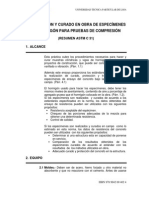 Resumen Astm C 31 PDF