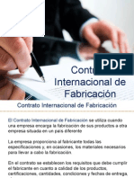 Contrato Internacional de Fabricación