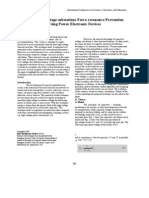 Capacitive Voltage Substations Ferro Resonance Prevention Using Power Electronic Devices