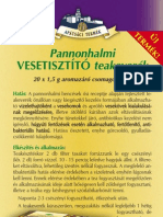 Pannonhalmi: VESETISZTÍTÓ Teakeverék