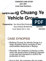 ACC 4291 Group Case Summary: Beifang Chuang Ye Vehicle Group