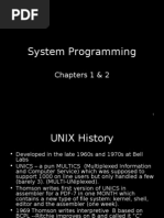 System Programming: Chapters 1 & 2