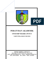 Peraturan Akademik SMPN 1 Puncu