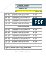 Provisional Timetable Rundstreckentrophy13: Änderungen Vorbehalten / Subject To Change