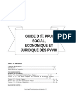 Guide D'appui Social, Economique Et Juridique Des Pvvih