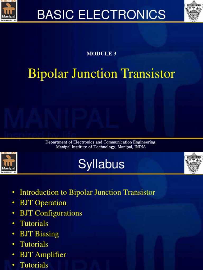 Transistor Characteristics PDF Bipolar Junction Transistor Amplifier