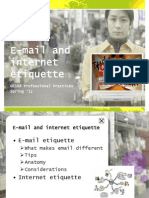 E-Mail and Internet Etiquettes
