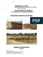 Rapport Préliminaire: Evaluation Externe Du Projet de Développement Urbain Et D'amélioration de L'habitat (DURAH) - (Juillet 2007)