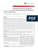 Automated Degenerate PCR Primer Design For High-Throughput Sequencing Improves Efficiency of Viral Sequencing